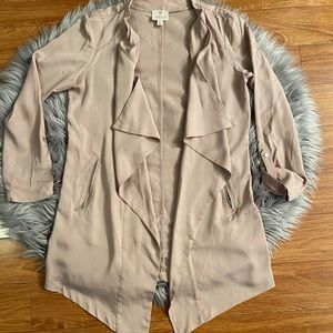 ‼️🛑SOLD🛑‼️Beautiful nude pink jacket / cover up